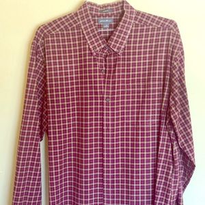 Long Sleeved Eddie Bauer Plaid Shirt- Size XL